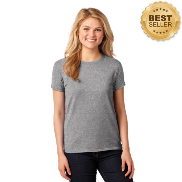 Ladies Heavy Cotton 100% Cotton T Shirt Thumbnail