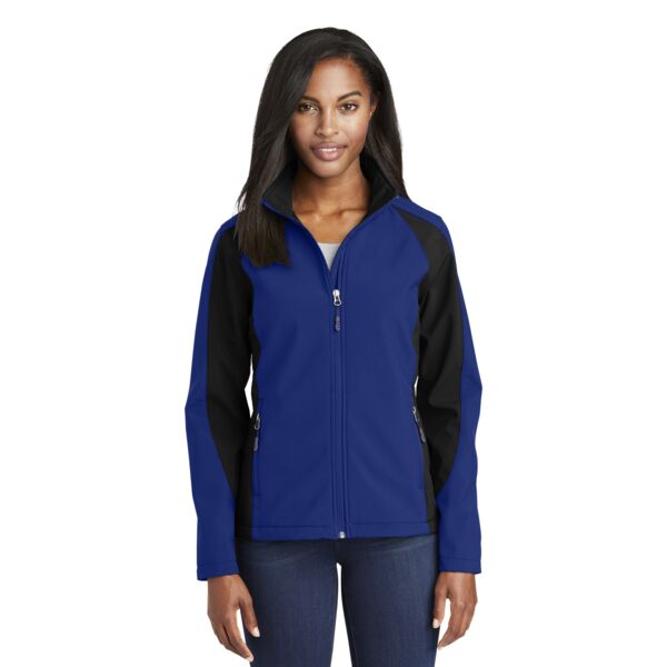 Ladies Colorblock Soft Shell Jacket Thumbnail