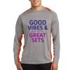Long Sleeve Heather Colorblock Contender Tee Thumbnail