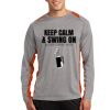 Long Sleeve Heather Colorblock Contender Tee Thumbnail