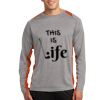 Long Sleeve Heather Colorblock Contender Tee Thumbnail